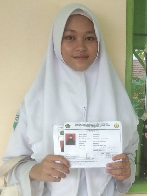 Siti Aisyah dari MTSN 3 HSU Raih Juara 1 Matematika KSM Kabupaten/Kota dan Lolos ke Tingkat Provinsi Siti Aisyah dari MTSN 3 HSU Raih Juara 1 Matematika KSM Kabupaten/Kota dan Lolos ke Tingkat Provinsi