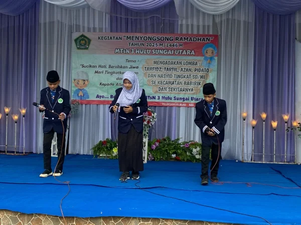 Lomba Nasyid Meriahkan Kegiatan Menyongsong Ramadhan di MTsN 3 HSU Lomba Nasyid Meriahkan Kegiatan Menyongsong Ramadhan di MTsN 3 HSU